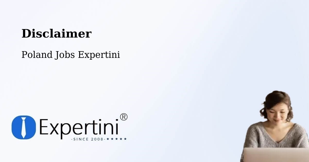 Disclaimer – Opole - Poland Jobs Expertini